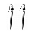 Waterford Trixie Gunmetal Drop Earring, Pair